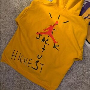 Travis Scott Cactus Jack Highest Yellow Hoodie L